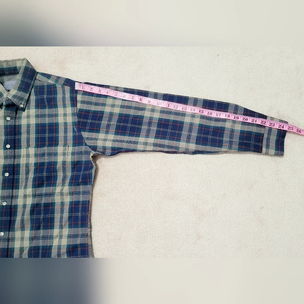 Vintage Pendleton Plaid Flannel Shirt 100% Virgin Wool *Made In USA* mens Size M - Picture 14 of 14